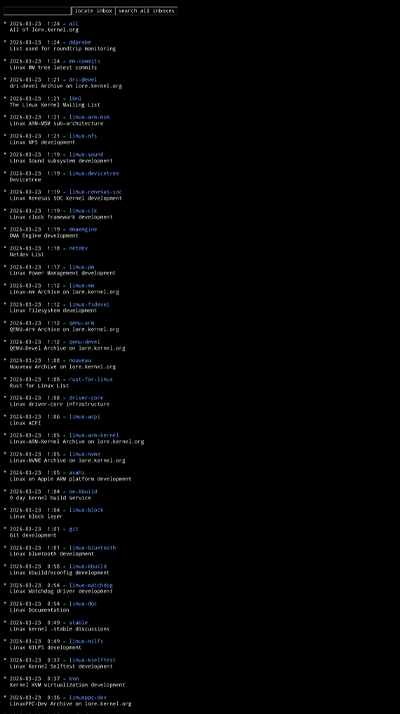 lore.kernel.org before mobile responsiveness fix